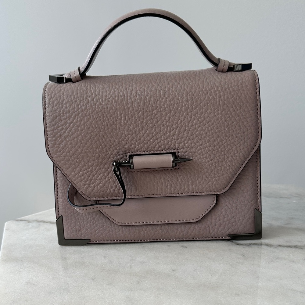 Mackage Taupe Leather Satchel